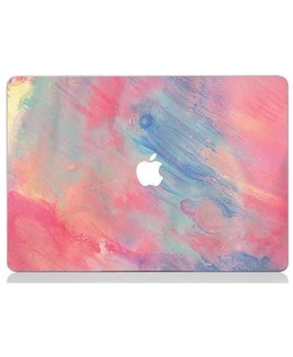 Macbook Sticker voor Macbook Pro Retina 13.3 inch 2014/2015 - Sticker - Pink Mist