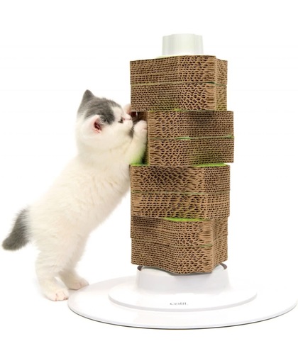Cat-It Senses 2.0 Scratcher - Krabpaal - Wit - 15 x 43,5 x 60 cm