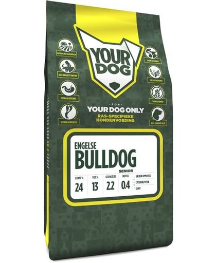 Yourdog engelse bulldog hondenvoer senior 3 kg