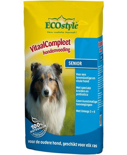Ecostyle VitaalCompleet Senior Hondenvoer - 15 kg