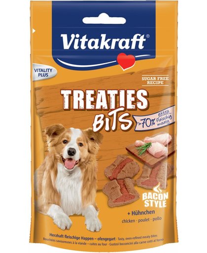 Vitakraft treaties bits bacon style - 120 gram