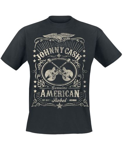 Cash, Johnny American Rebel T-shirt zwart