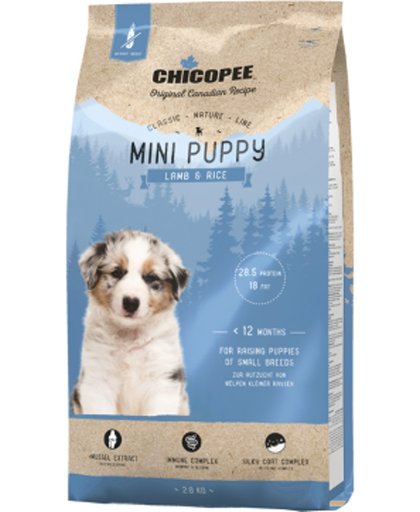 Chicopee CNL Mini Puppy Lamb & Rice - Inhoud: 2 kg