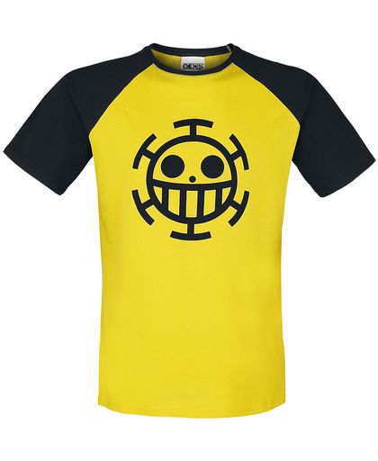 One Piece Trafalgar Law T-shirt geel-zwart