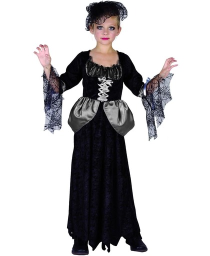 Verkleedkostuum zwarte weduwe voor meisjes Halloween outfit - Kinderkostuums - 104/116