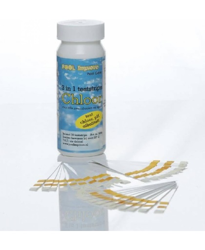 Pool Improve teststrips 3 in 1