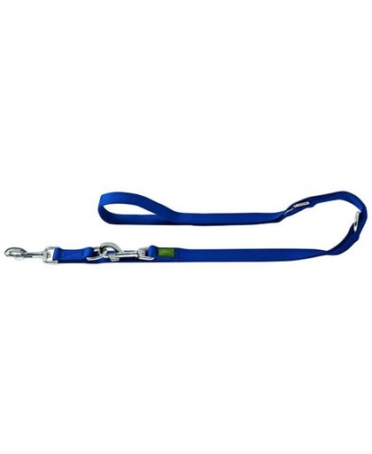 Hunter trainingslijn voor hond nylon marine blauw 2x200 cm