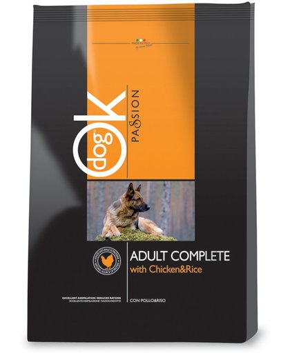 OK Passion Adult Complete Kip & Rijst - Hond - Droogvoer - 3 kg