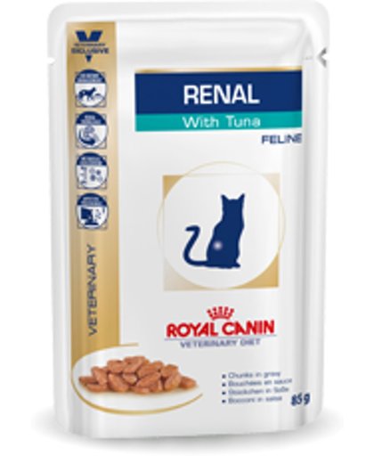 Royal Canin Renal - Tonijn - Kattenvoer - 12 x 85 g