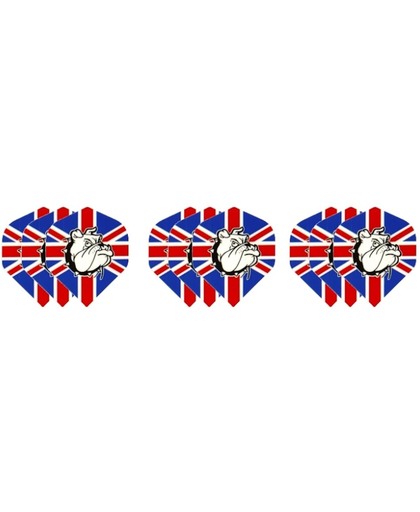 3 sets (9 stuks) Dragon darts Britse vlag bulldog dart flights – darts flights