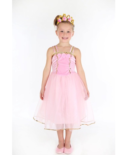 Droom Prinses Lyanna jurk, roze - maat 3-4 jaar (98/104 cm)