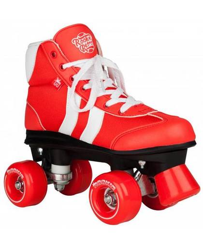 Rookie Retro V2 Rolschaatsen - Kinderen - Rollerskates - Rood/Wit - Maat 37