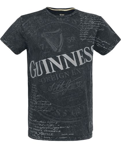 Guinness Vintage Logo T-shirt donkergrijs