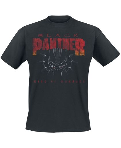 Black Panther King Of Wakanda T-shirt zwart