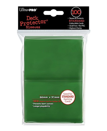 Speelgoed | Kaartspel - Sleeves Green Solid 100