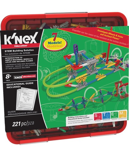K'NEX Education Intro to Simple Machines: Wheels, Axles & Inclined Planes - Bouwset