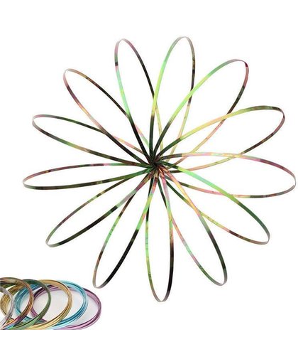 Magic Metal Rings | RVS Flow Ring 3D | 3D Toroflux Flow Ring | Magische Armband | Nieuwe Rage | Kleur Multi Colour