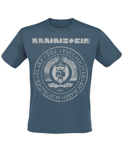 Rammstein Est. 1994 T-shirt blauw