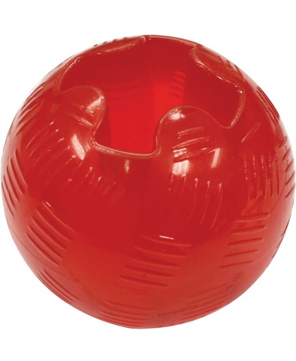 Play Strong rubber bal 10 cm rood