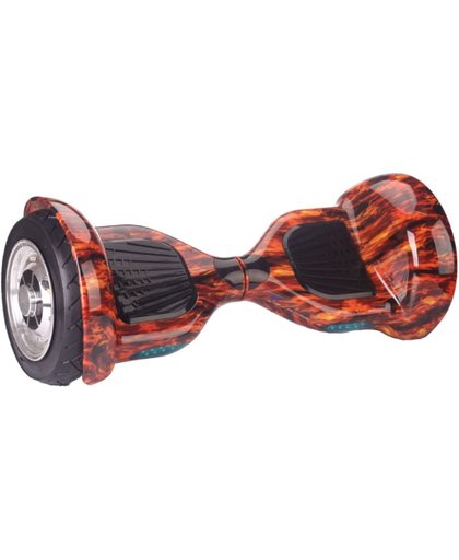 HOVERBOARD 10inch Luchtbanden 350W FLAME Samsung accu, TAOTAO Print. incl afstandsbediening
