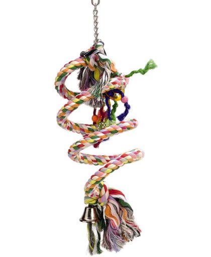 Beeztees Agapornide Spiraal - Vogelspeelgoed - 70x15 cm