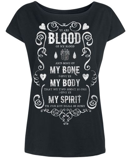 Outlander Blood Of My Blood Girls shirt zwart
