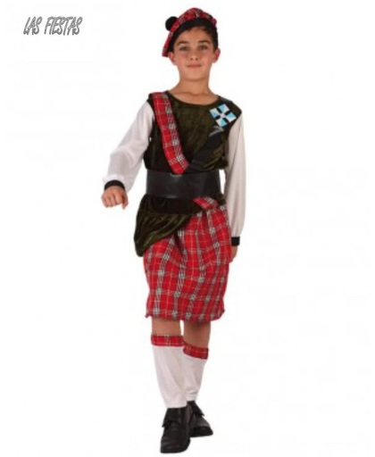 Schots kostuum kind jongen 5-6 jaar-Maat:5-6 years