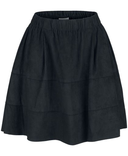 Noisy May Faux Suede Skirt Rok zwart