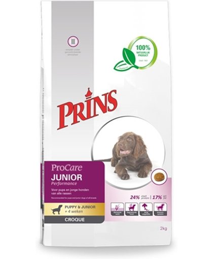 Prins Procare Hondenvoer Junior Performance - Actieve Jonge Hond - 2 kg