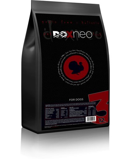 DoxNEO 3, single proteïne kalkoen kwaliteitsbrok, graanvrij