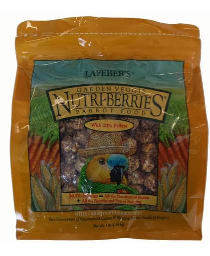Lafeber Nutri-Berries Garden Veggie - Papegaai 1.36 kg