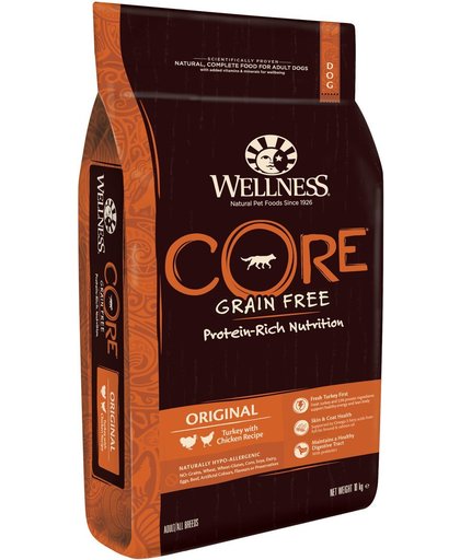 Wellness Core Grain Free Dog Original Kalkoen&Kip 10 kg