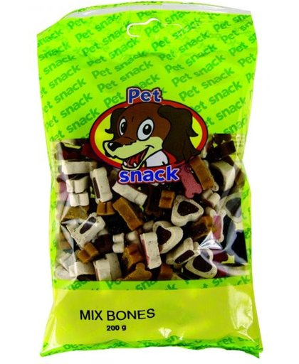 Petsnack Mix Bones - 200 GR (14 stuks)