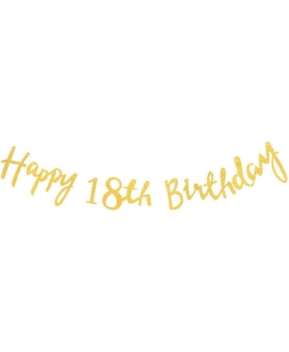 Gouden slinger verjaardag - 18th birthday