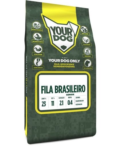 Yourdog fila brasileiro hondenvoer senior 3 kg