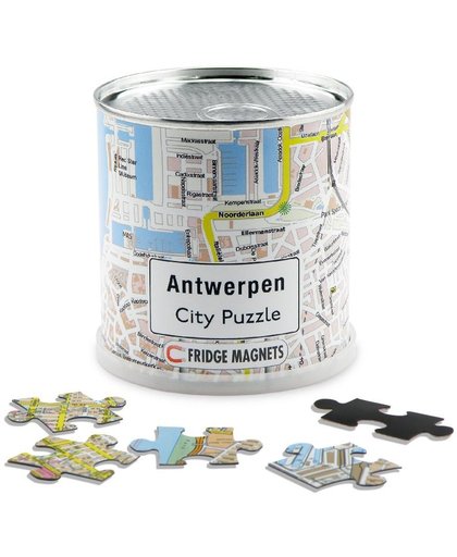 City Puzzle Antwerpen - Puzzel - Magnetisch - 100 puzzelstukjes