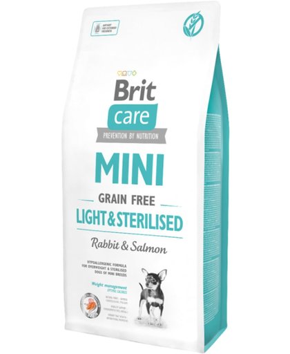 Brit Care Mini Grain Free Light & Sterilised 7 kg