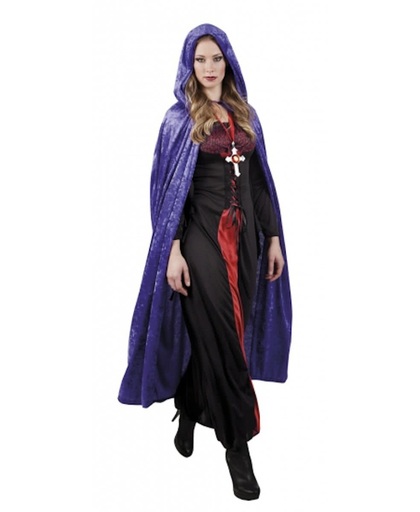 Halloween Vampier cape paars