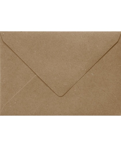 C6 wenskaart envelop Recycling bruin (50 stuks)