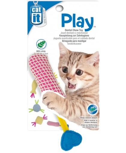 Cat-it Dental speeltje - Kattenspeelgoed - Roze