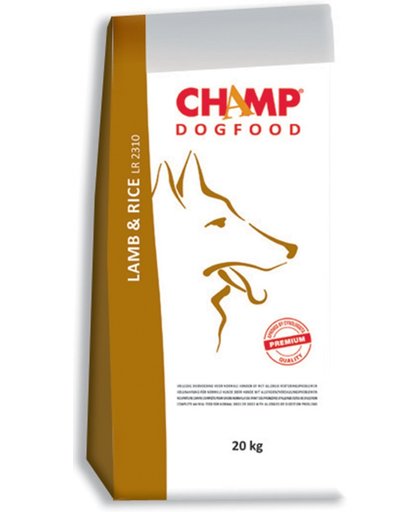 Champ premium lamb & rice - 1 ST à 20 kg