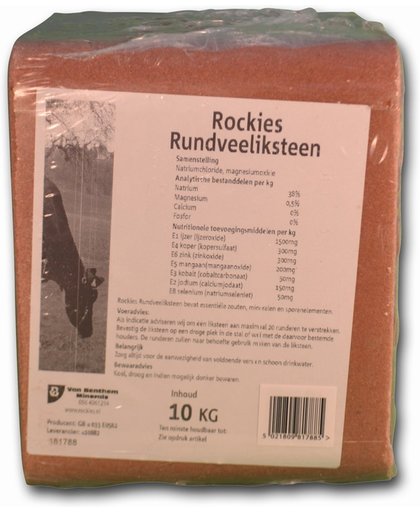 Rockies Rundveeliksteen 10 kg
