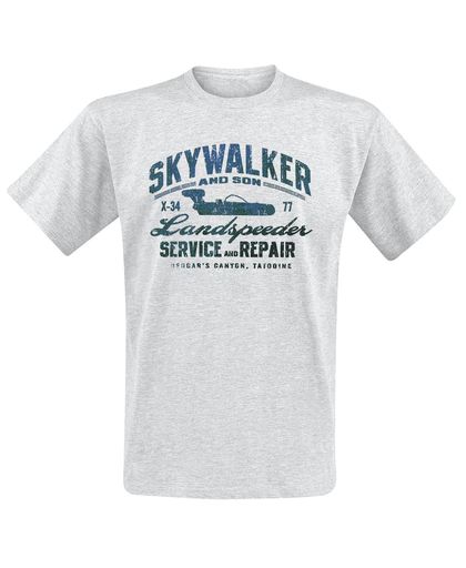 Star Wars Skywalker And Son T-shirt grijs gemêleerd