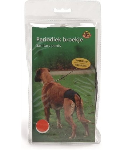 Beeztees Periodiek Broekje - Hond - Zwart - XXL - 60-70 cm