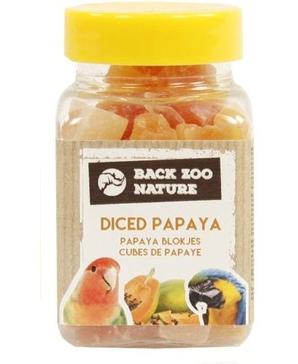Zoofaria Snack Papayablokjes - 350 Ml - 280 Gr