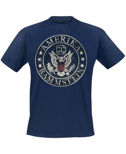 Rammstein United States T-shirt navy