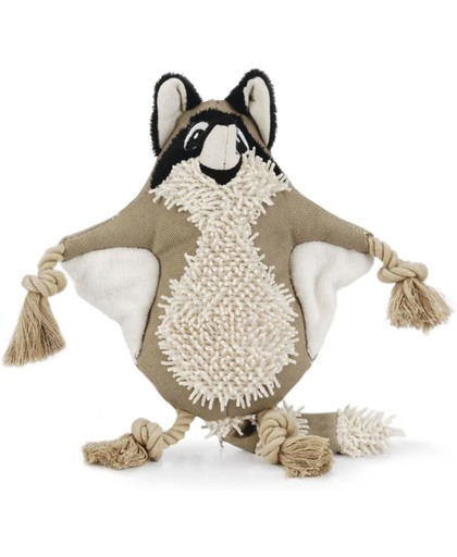 Beeztees Nuddles Wasbeer - Hondenspeelgoed - Textiel - 32 cm