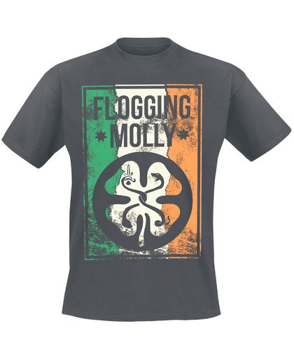 Flogging Molly Split T-shirt donkergrijs