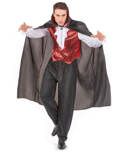 Halloween vampierenkostuum voor mannen - Verkleedkleding - Large