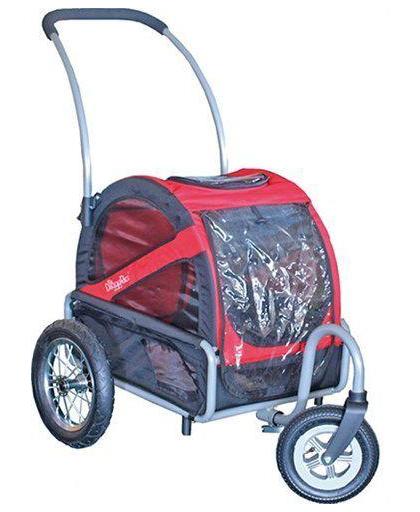 DoggyRide buggy mini - Rood Zwart